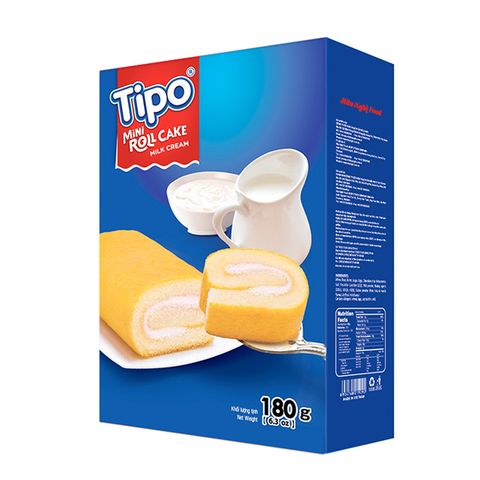 Tipo 瑞士捲-牛奶口味(180g)