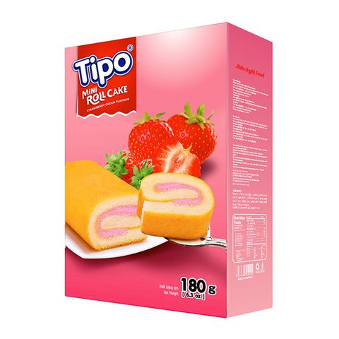 Tipo 瑞士捲-草莓口味(180g)