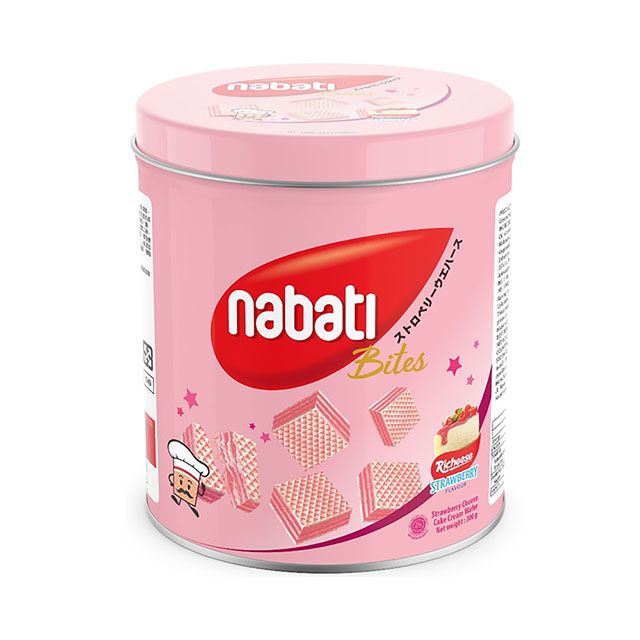 Nabati 麗芝士  草莓風味起司威化餅(300g)