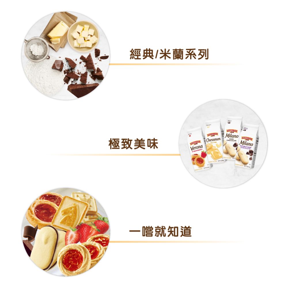 經典/米蘭系列極致美味ChessmenMilanoVeronaMilano一嚐就知道