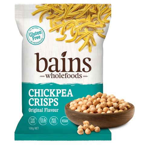 Bains Wholefoods Bains Wholefoods 鷹嘴豆零食點心麵(原味)100g