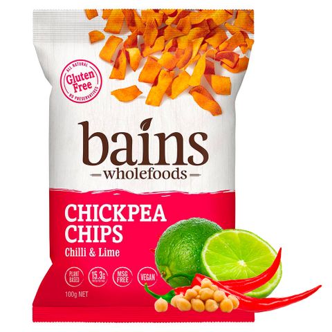 Bains Wholefoods 鷹嘴豆零食脆片100g (香辣萊姆)