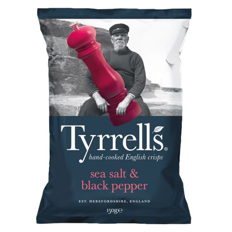 《Tyrrells 泰勒思》洋芋片-黑胡椒海鹽(150g)