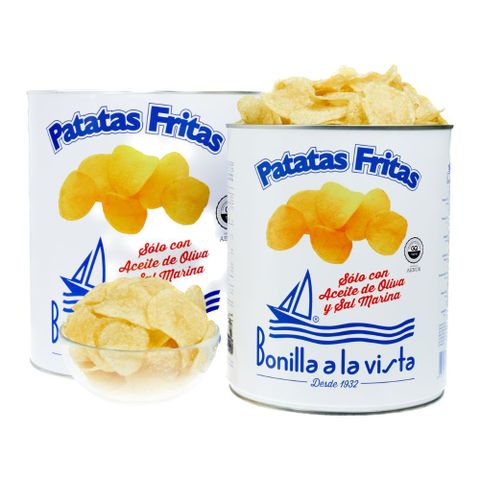 Bonilla a la Vista 西班牙油漆桶馬鈴薯片（原味大桶）500g