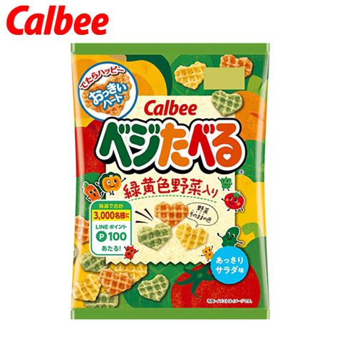 Calbee 加樂比 心型蔬菜餅太空包(50g)