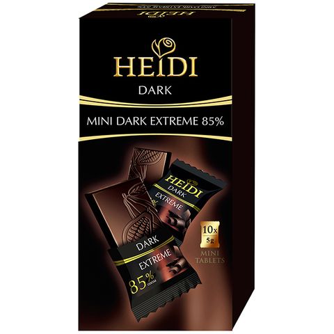 獨立，從這一片開始！瑞士Heidi 迷你85%黑巧克力50g