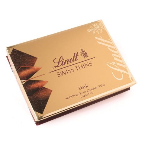 《瑞士蓮 Lindt》經典薄片黑巧克力 (125g)