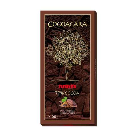 生銅飲食的最愛選擇波蘭Cocoacara精選77％純黑巧克力100g