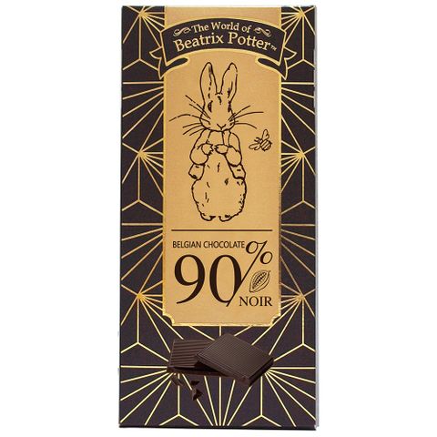 比利時高品質巧克力波特小姐90%可可黑巧克力片100g