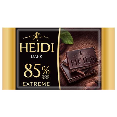 回購率ｎｏ.1瑞士Heidi 85%黑巧克力 (隨身包)27g