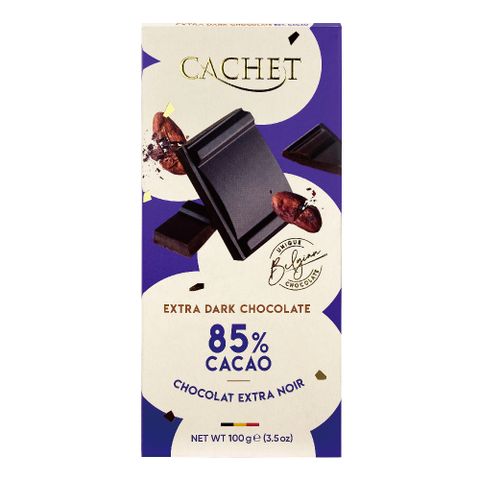 ★高%數巧克力★Cachet凱薩85%巧克力100G