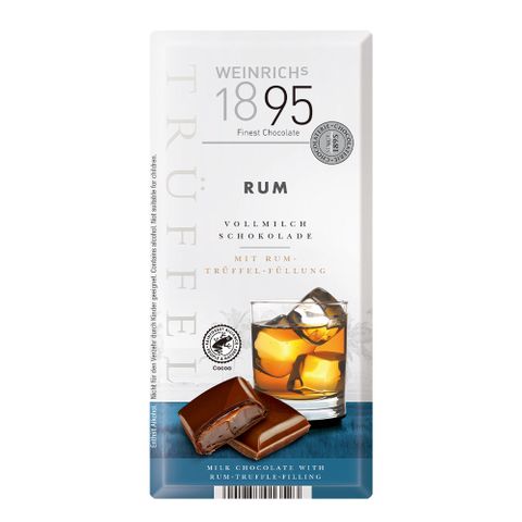 高品質原裝進口德國1895瑞奇-萊姆酒心巧克力100g