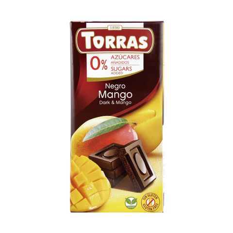 TORRAS 多樂芒果夾心醇黑巧克力75G