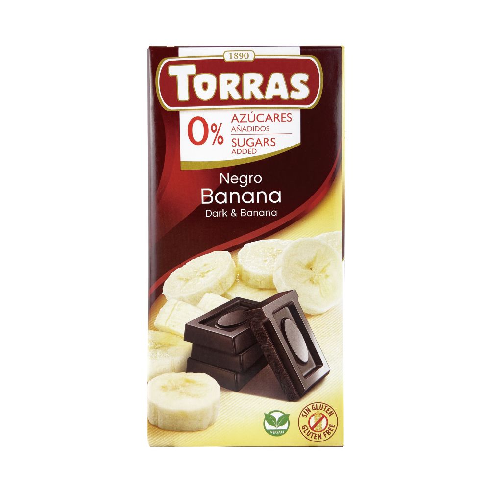  TORRAS 多樂香蕉夾心醇黑巧克力75G