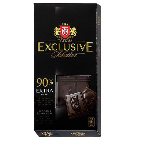 優惠特價中立陶宛TAITAU 黑巧克力90%100g