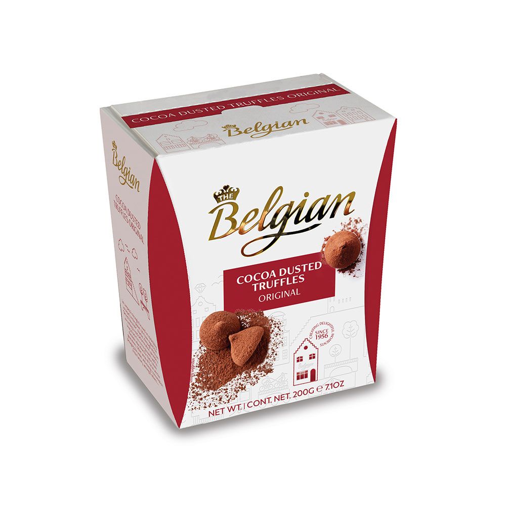  比利時The Belgian 經典原味松露可可球200g