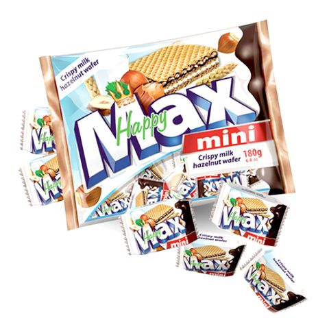 HAPPY MAX 榛果巧克力夾心威化餅分享包180g