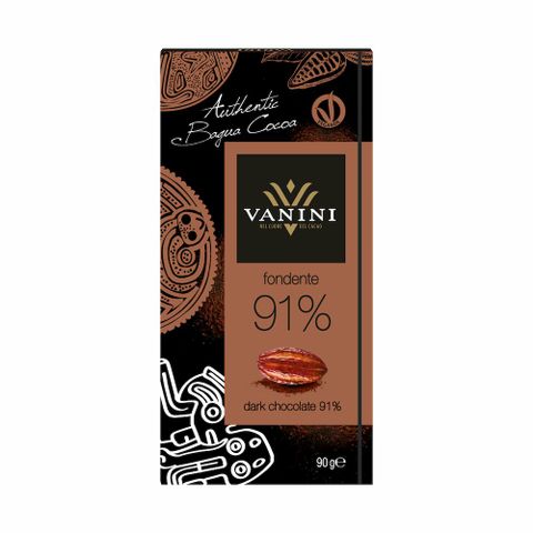 VANINI 91%醇黑巧克力90g