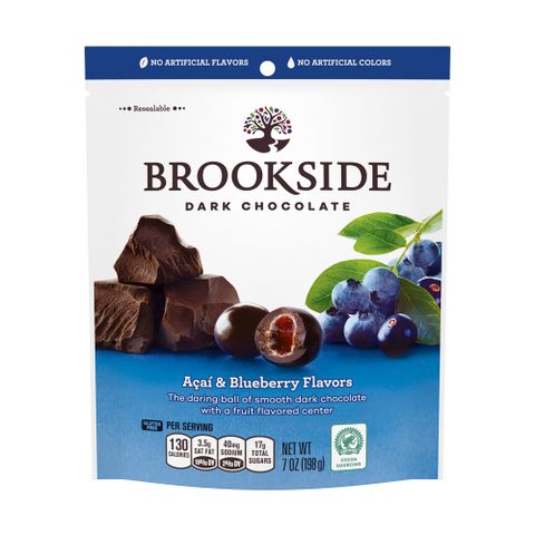 《Brookside》巴西莓夾餡黑巧克力(198g)