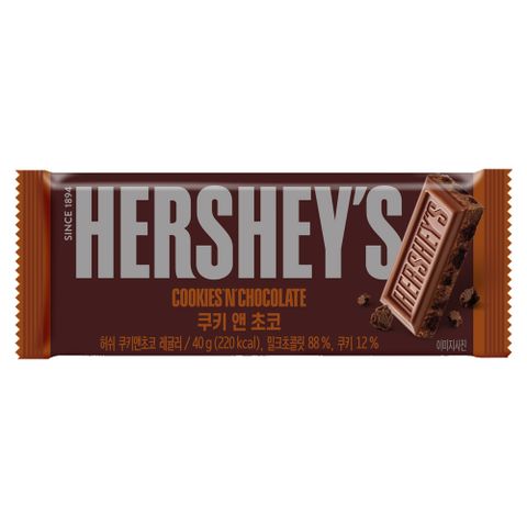《好時 Hersheys》巧酥夾餡牛奶巧克力片裝(40g)