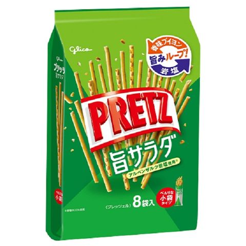 Glico 固力果 沙拉脆棒(8袋入) 118公克