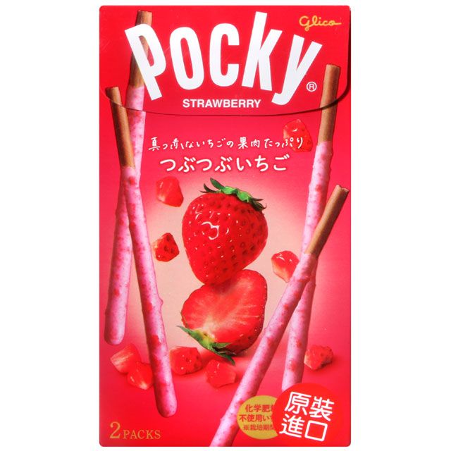 Glico 固力果  草莓風味餅乾棒 (55g)