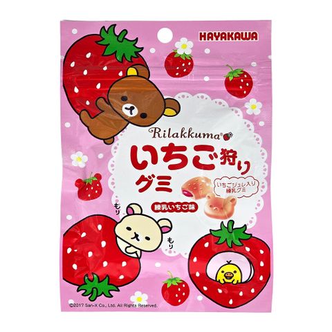 日本小熊造型草莓風味軟糖40g