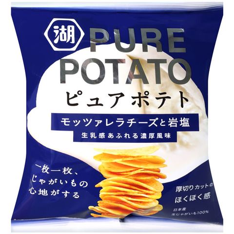 湖池屋 PURE POTATO起司岩鹽薯片 (52g)