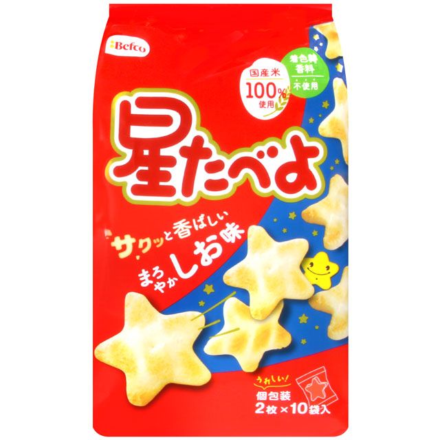 Befco 栗山  星星米果鹽味 (66g)