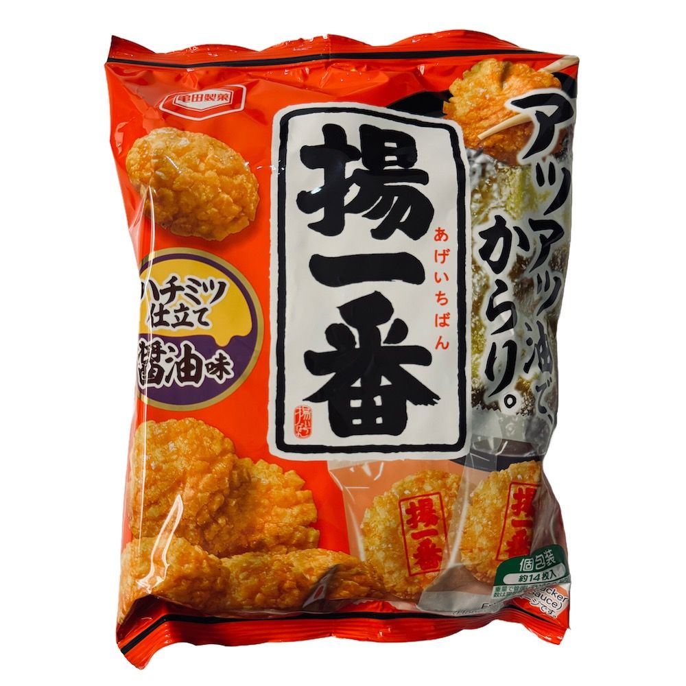 龜田 揚一番仙貝 醬油味 100G