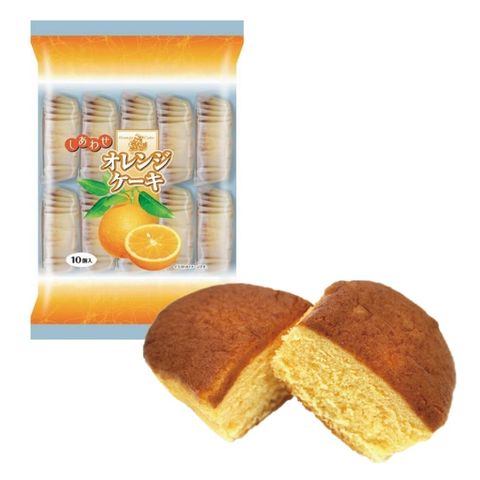 日本《幸福堂》柳橙蛋糕10入(200g)