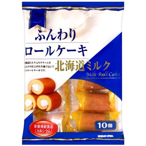 牛奶風味蛋糕捲 (140g)