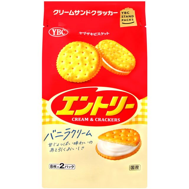 YBC  香草風味夾心鹽味餅乾 (131.6g)