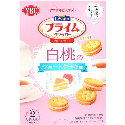 YBC 夾心餅乾-白桃風味 (56g)