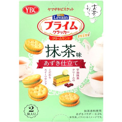 YBC 夾心餅乾-抹茶紅豆風味 (56g)