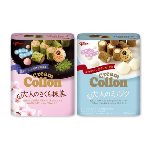 Glico 固力果 【 格力高】 cream collon 捲心酥 6入組