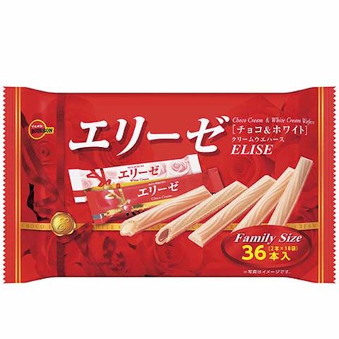 《北日本》ELISE威化夾心家庭包 [可可&白巧克力雙風味] 115.2G