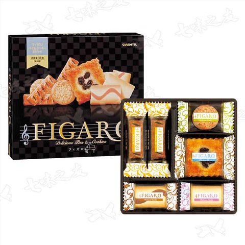 三立 費嘉洛西點禮盒(黑) 161.3g 送禮首選