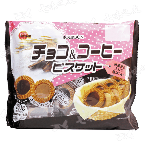 北日本 巧克力風味&咖啡風味餅乾家庭包 172.8g