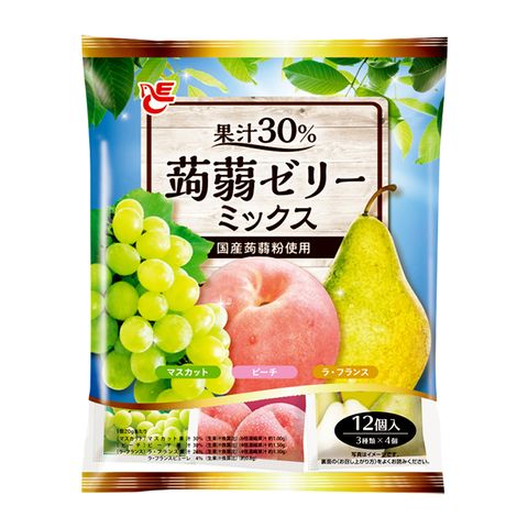 來了~夏天到了!日本ACE 葡萄&amp;蜜桃&amp;西洋梨風味果凍240g
