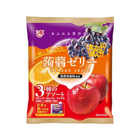 ACE 又來了!日本ACE 蒟蒻果凍 葡萄&amp;柳橙&amp;蘋果風味480g