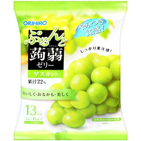 ORIHIRO 青葡萄風味蒟蒻果凍 (120g)