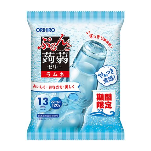 ★日本超夯果凍日本Orihiro 蒟蒻果凍-彈珠汽水味(120g)