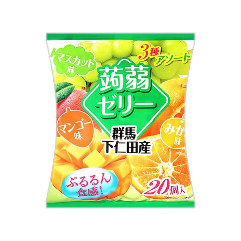 日本MAMA 蒟蒻果凍 - (芒果,麝香葡萄,柑橘)320g