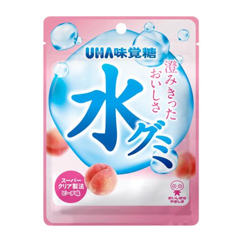 UHA 味覺糖 [ ] 水滴軟糖-水蜜桃味(40g)