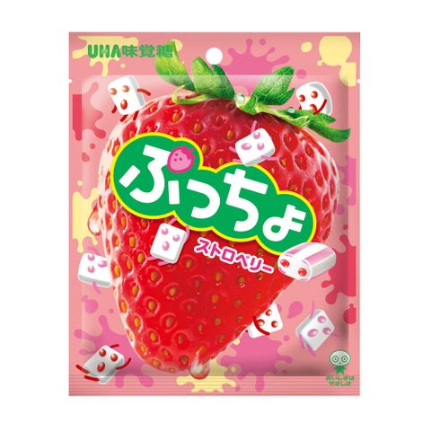 [UHA 味覺糖] 普超軟糖-草莓味(50g)