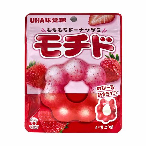 日本甜甜圈造型草莓風味軟糖40g