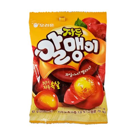 韓國可剝皮軟糖-李子67g