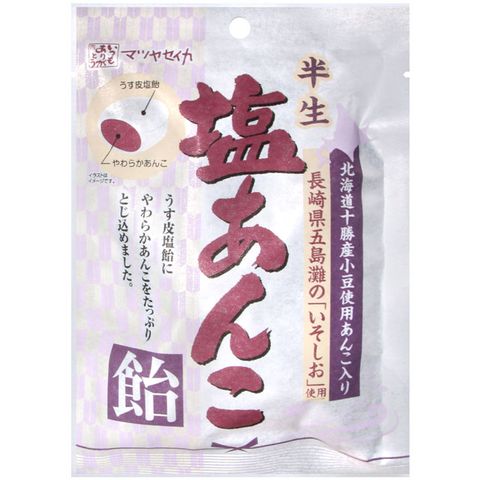松屋製果 半生鹽紅豆糖 (70g)