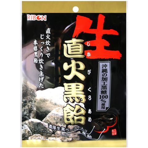 RIBON 生黑糖飴 (68.4g)